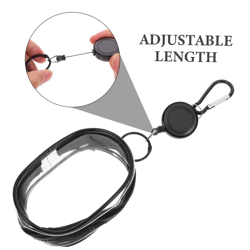 Operitacx Hängende USB Stick Aufbewahrungstasche Transparente Reisetasche für Ladekabel Kopfhörer