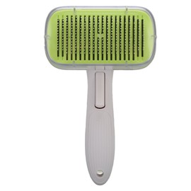 Pet Grooming Brush Multipurpose Removes Loose Undercoat Mats And Knots Massage Self Cleaning Slicker Brush for Cats Dogs