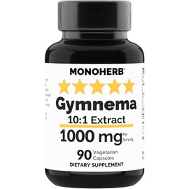 MONOHERB Gymnema Extract 1000 mg - 90 Vegetarian Capsules
