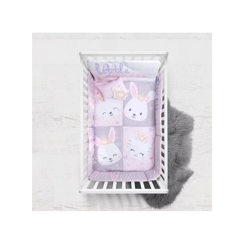 Chiqui Mundo Set De Edredón 6 Piezas Para Cuna Little