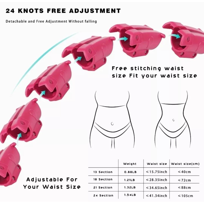 Energy Abdomen Inteligente Ajustable Y Hula Hoop De Cintura Delgada