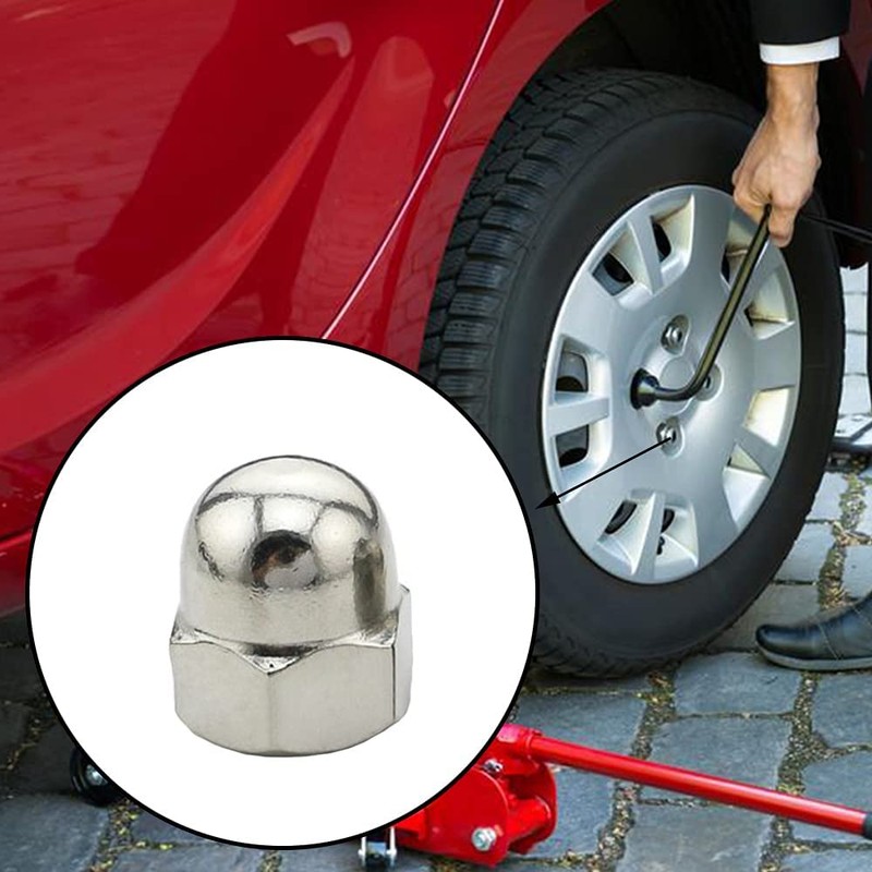 TERF® M6 Dome Cap Nuts M6 (6mm) Steel Dome Cap