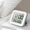 aninako Clock Digital Clock Splash-Resistant Waterproof Timer Thermometer Hygrometer Digital