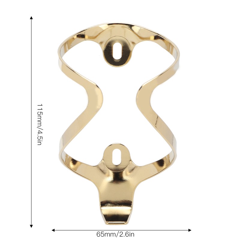 Plating Gradient Color Aluminum Alloy Bicycle Drink Water Bottle Rack