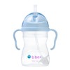 b.box Sippy Cup with Fliptop Weighted Straw, Drink from Any