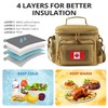 Lunch Box for Men, Tactical Lunch Bag MOLLE Webbing Leakproof