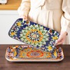vancasso Serving Platters Set of 3, 16"/14"/12" Inch Rectangular Trays
