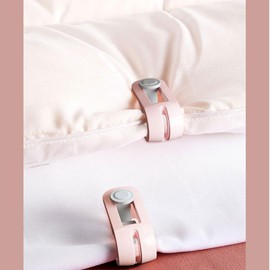 18 Piece Down Duvet Clip,Down Button to Prevent Bed Sheets from Slipping, Blanket Non-Slip and Bed Sheet Securing(Pink)