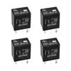 4-Pack Automotive Relay 8T2T-14B192-AB 12VDC 4-Pin Plug-in Replacement Compatible with