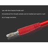 Multimeter Test Leads, 2PCS Alligator Clips Test Leads, Crocodile Clips