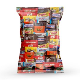 Assorted Variety Pack of Fun Size Chocolate Candy - Individually Wrapped Chocolate Mix (2 LB) (2 LB)