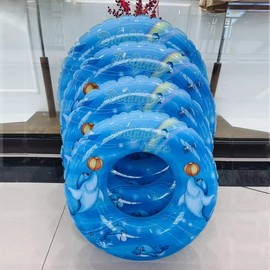 Factory Direct Children's Cartoon Monster Swimming Ring lf2099 Dolphin+80 30ea