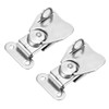 uxcell 1.97-inch SUS304 Stainless Steel Butterfly Twist Latch Keeper W