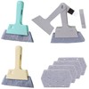Window Track Cleaner Tool, 3Pcs 4-in-1 Groove Cleaning Brush (with