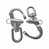 RANYUSS Pair of 2-3/4in(70mm) Swivel Eye Snap Shackle Quick Release