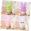 Beatifufu 3pcs Bottle Rabbit Shampoo Silicone Squeeze Bottle Lotion Squeeze