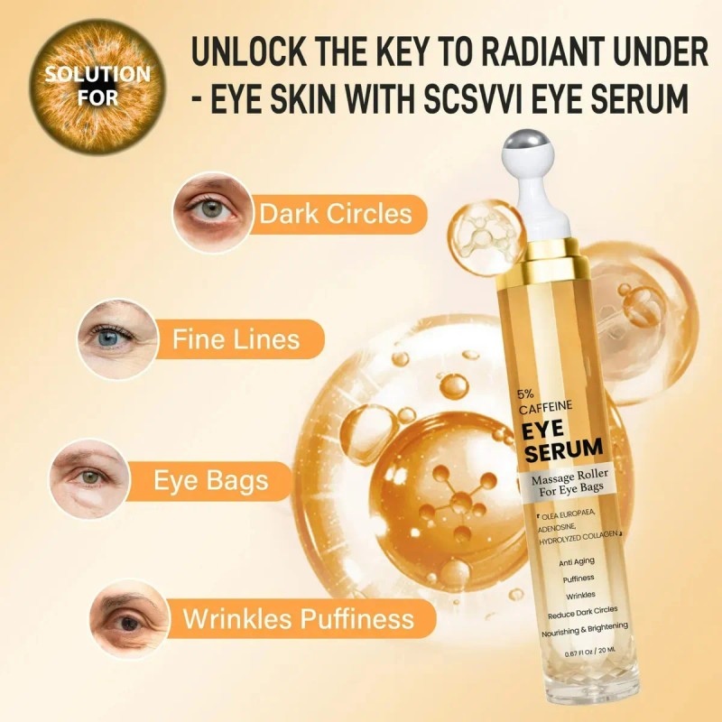 Crema Para Ojos Con Cafeína, Crema Hidratante Para Ojos