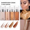 Mysense Body Contour Highlighter Makeup Set,Face Body Illuminator,Liquid Highlighter Makeup