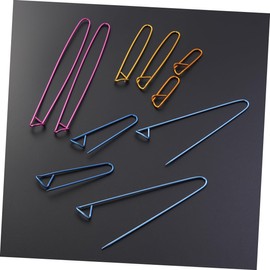 HOODANCOS 10 Piezas Separadores de Puntos para Tejer Colores Aleatorios Seguro y para Proyectos de Crochet Mantas y Bufandas Color Aleatorio