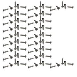 304 Stainless Steel Phillips Flat Head Sheet Metal Screws Self-Tapping Screws (100, M1.7X8mm)