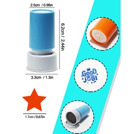 YQBOOM Pack of 9 Sorted Teacher Stamp Self-Inking Rubber Stamps Teacher Comments Photosensitive Stamps Behavior Stamps for Education Review