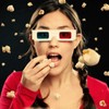 SELECOCO 20pcs 3D Glasses Red Blue Glasses Watching Movie TV