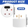 PRITOK 2 Pack Countdown Timer Plug Socket with LED Display:
