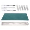 Carving Hobby Knife Kit Cutting Mat Handle Blades Ruler Art