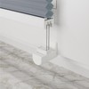 Metal Klemmfix clamp holder for clamping tensioned pleated blinds to