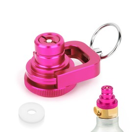 Upgraded CO2 Quick Adapter for Soda Water Bubbler Compatible with DUO/Terra/Art, Aluminium Alloy Soda Maker Valve Refill Accessories for Quick Connecting Universal CO2 Cylinder with TR21-4 Male Thread