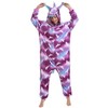 NewPlush Unisex Unicorn Costumes Pyjamas, Adult Women Men Animal Cosplay