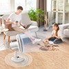 BEYOND BREEZE Oscillating Table Fan Quiet 3-Speed 12-Inch Adjustable Tilt