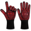 Flintronic Barbecue Gloves, Heat Resistant with 800°C, Fireproof Gloves, Baking