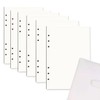 QOWUXHZ 120 Sheets Ring Binder Inserts A5 A5 Refill Paper