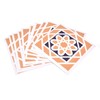 10Pcs set Imitation Ceramic Tile Wall Sticker Waterproof SelfAdhesive Wallpaper