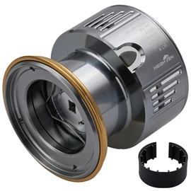 HEIGHTEN Reel Spool Deep Groove C3000 Replacement Spool Compatible with Stella/Twin Power/Vanquish/Vanford/Strategic/Exsense/Sephia/Complex (Gold) (54)