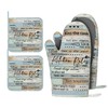 Boulda Farmhouse Oven Mitts and Pot Holders Kitchen Oven Mitts
