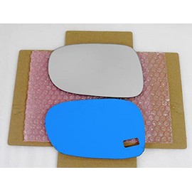 New Flat Mirror Glass with Full Size Adhesive for 2010-2012 Lexus HS250H 2009-2013 IS F 2010-2015 IS250 IS350 Driver Side View Left LH