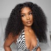 ISEE HAIR HD Lace Front Wigs Human Hair Kinky Curly