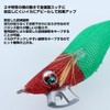 DAIWA Emerald Metal Dropper Egi Type 1.8 Luminous Red White