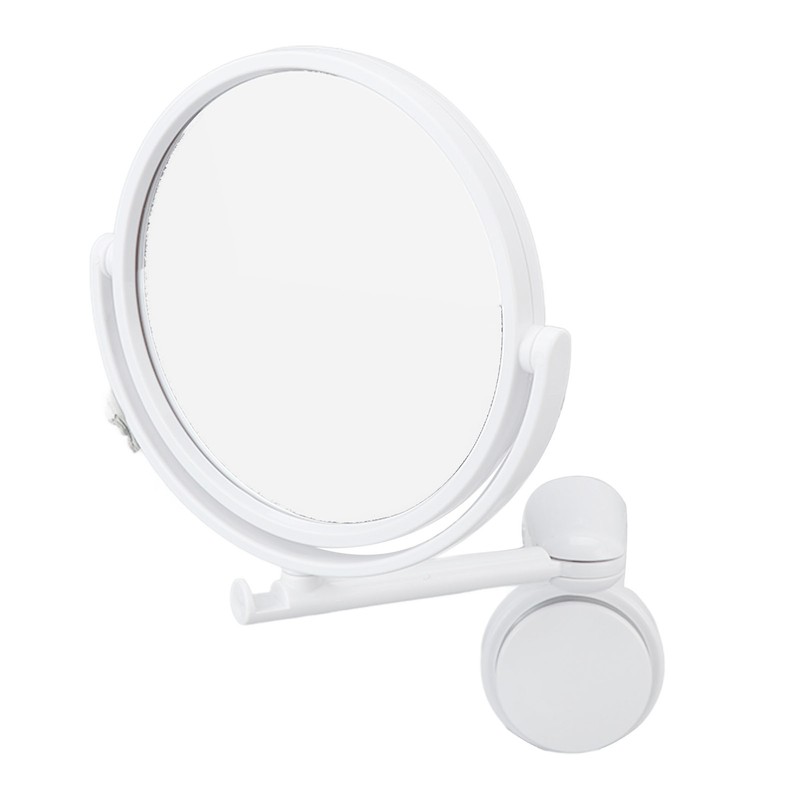Wall Mount Makeup Mirror 360 Degree Rotation Clear Undistorted Single