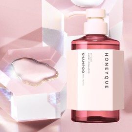 HONEYQUE Rich Gloss Honey + Collagen Shampoo 450ml/15.2 fl. oz | Moisturizing Shampoo for Damaged Hair | Repair, Hydrate & Shine with Organic Manuka Honey & Triple Collagen | Japanese Hair Care