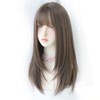 URCGTSA 22 Inches long Hair Wig for Women Black Synthetic