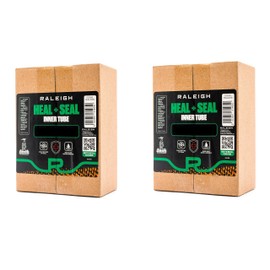 Raleigh Heal & Seal 26 x 1.5-2.1" Self Sealing Bicycle Inner Tube with Schrader Valve (Twinpack)