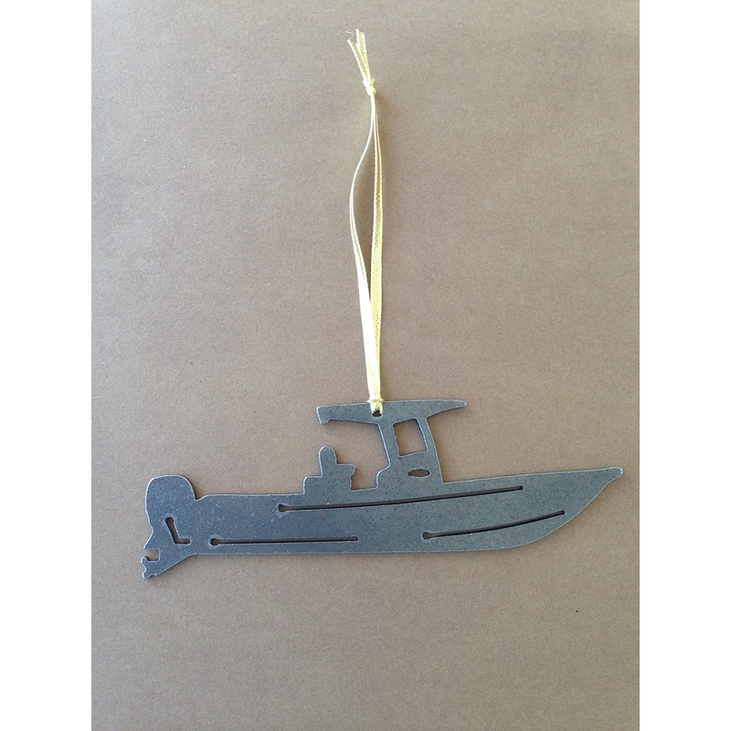 Center Console Boat Ornament