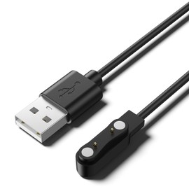 Smart Watch Universal Charger Magnetic 2 Pin 7.62mm, 2 Pin Cord Replacement SmartWatch Accessories Charger Cable, Charger Contact pin spacing 7.62 mm for Smart Watch, Fitness Tracker