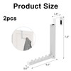 Generic 2 Pack Over The Door Hooks Hanger, Foldable Over