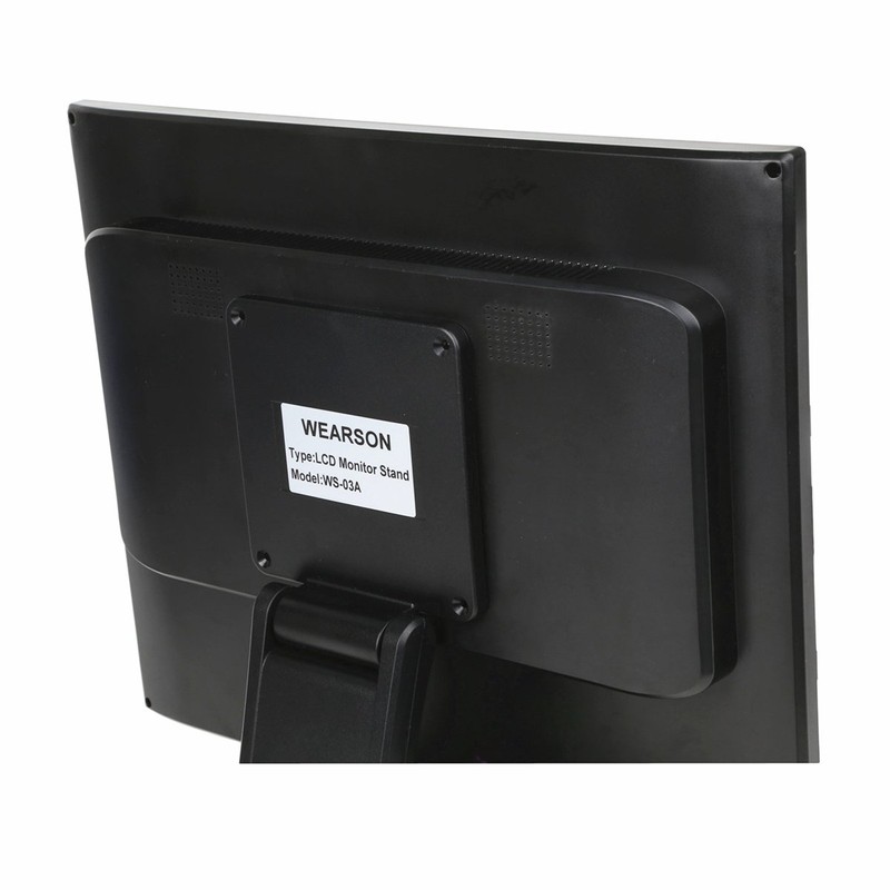 WEARSON WS-03A Adjustable LCD TV Stand Folding Metal Monitor Desk