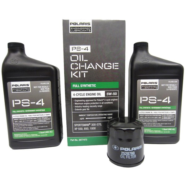 Polaris PS-4 Oil Filter Change KIT Sportsman ATV Ranger 330 400 500 550 850