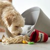Dog Sniffing Toy Funny Interactive Puzzle Plush Noodle Shape Leaking
